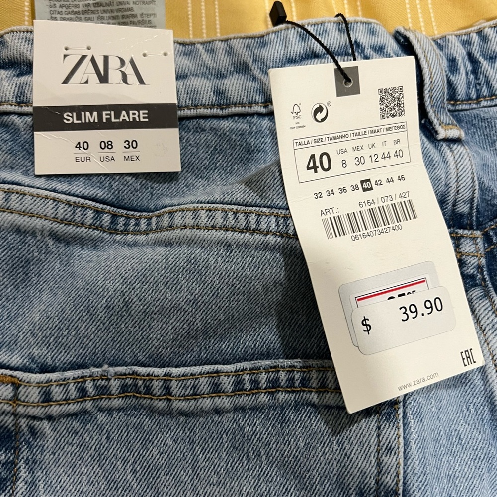 Zara Slim Flare Jeans